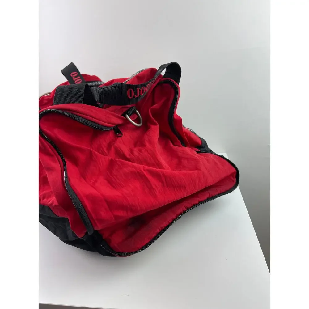 Vintage MARLBORO Red Black Duffle Bag Strap +Removable Backpack Memorabilia RARE